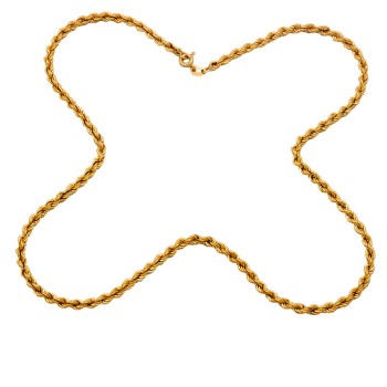 9ct gold (Hollow) 4.3g 18 inch rope Chain